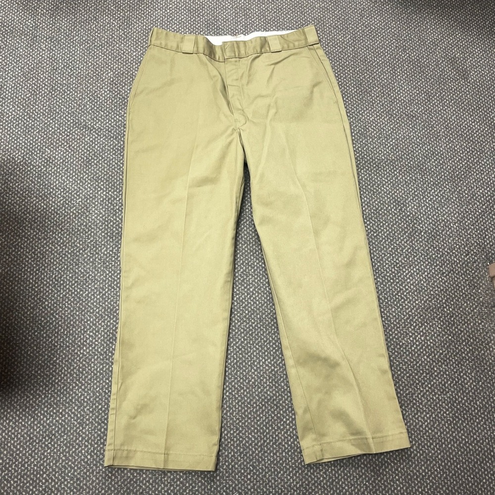 Dickies Work Pants Beige Men's Size 38x30 Khaki Good‎ Condition